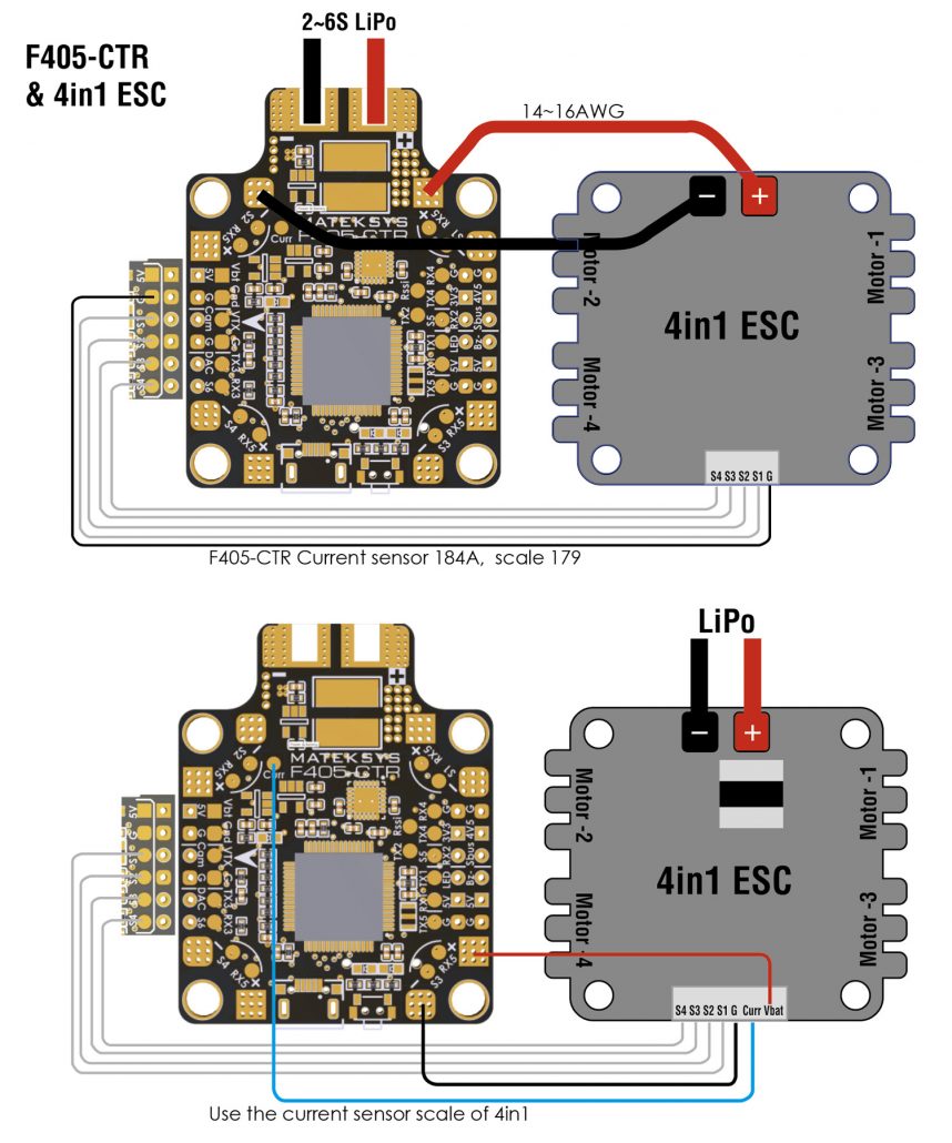 (EOL)Flight Controller F405-CTR – MATEKSYS